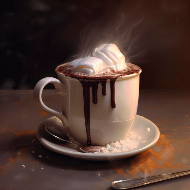 Photo hot chocolate