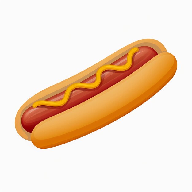 Photo hot dog isolated