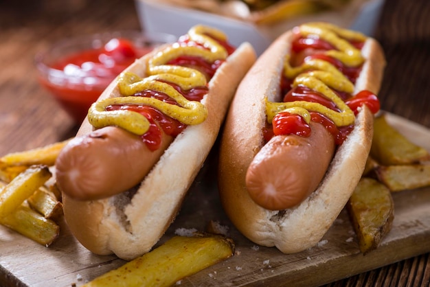 Recipes - Grilled Hot Dogs with Harissa Ketchup, Tahini Mustard