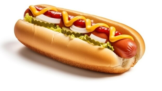 Photo a hot dog