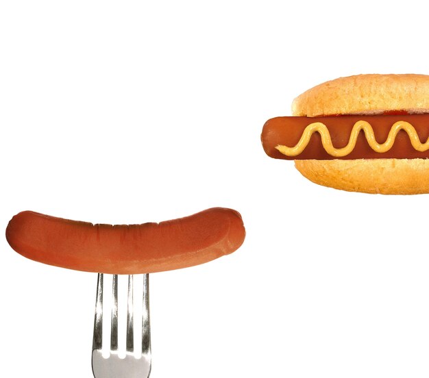 Foto un hot dog