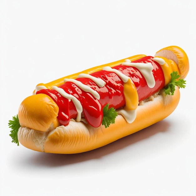 Photo hot dogs generative ai