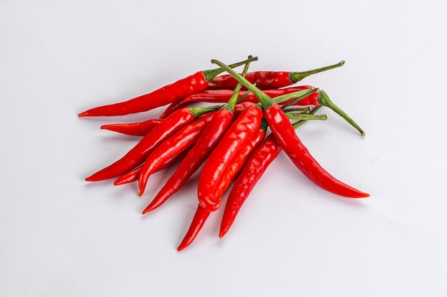 Hot en pittige chili peper stapel