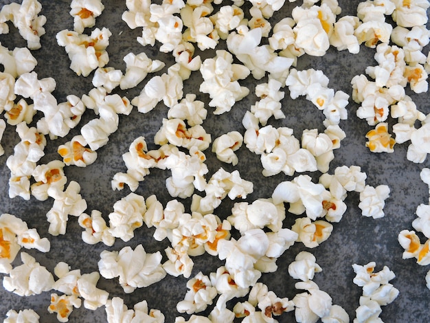 Hot homemade popcorn.