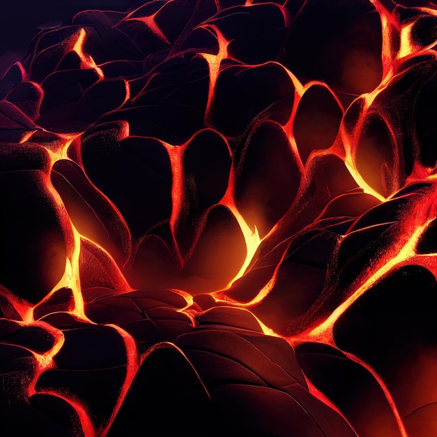 Hot Lava Background