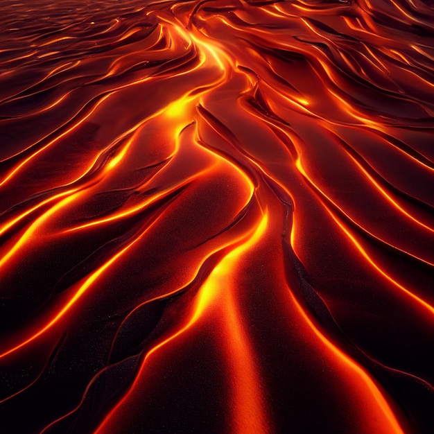 Hot lava Red lava texture background