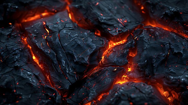 Photo a hot lava with the words quot lava quot on it