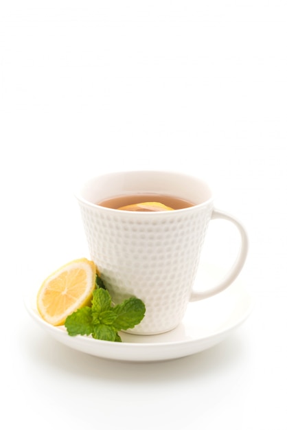 hot lemon tea