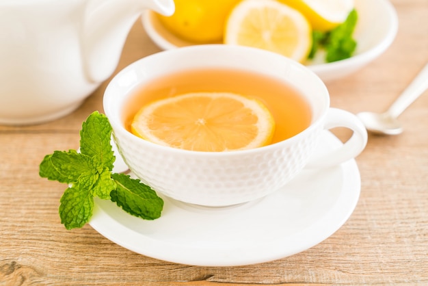 hot lemon tea