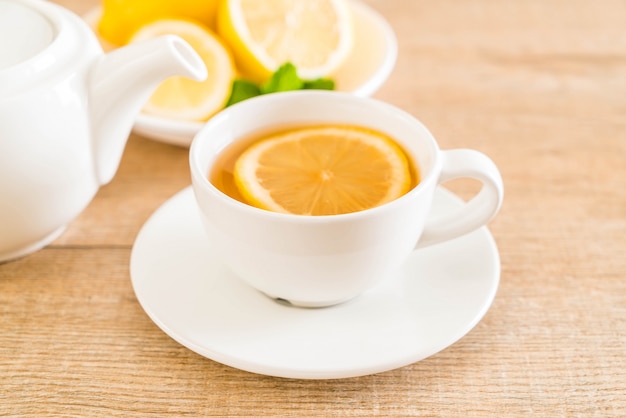 hot lemon tea