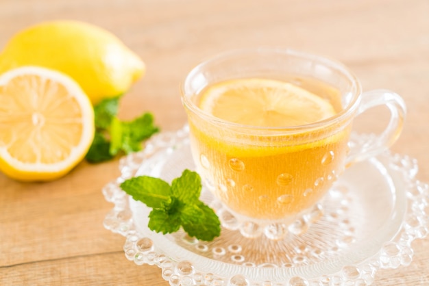 hot lemon tea