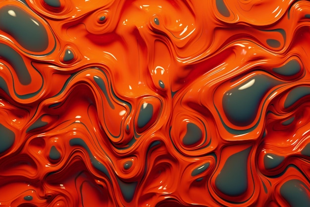 Hot melting liquid lava background