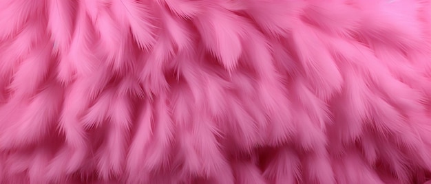 Hot pink fluffy plush fur texture 3d rendered