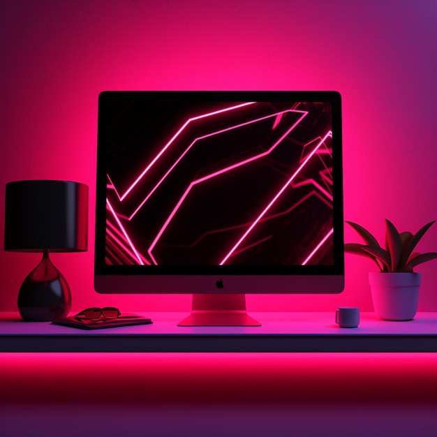 hot pink Minimalist wallpaper