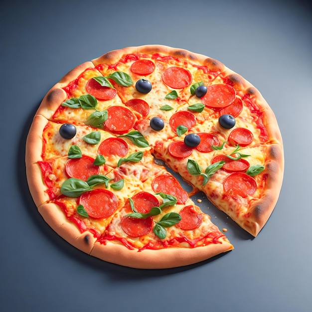 Hot Pizza Delicious Eye Catching Photo