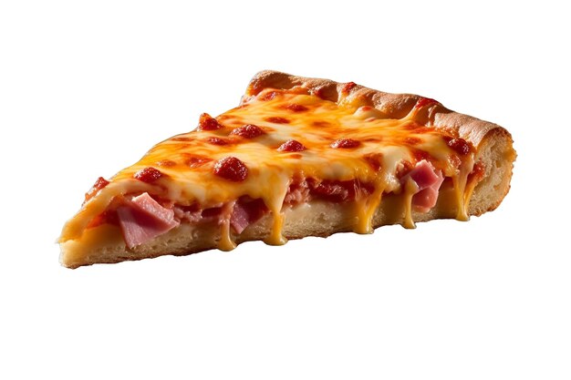 A hot pizza slice generative ai