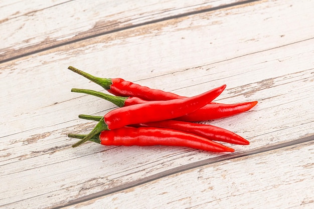 Hot and spicy chili pepper