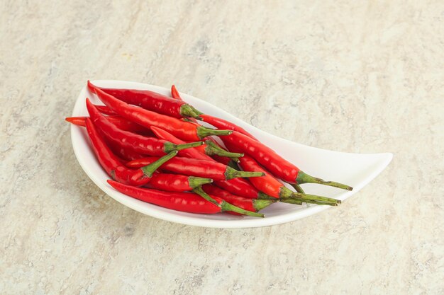 Hot and spicy chili pepper