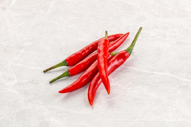 Hot and spicy chili pepper