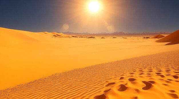 A Hot Sunny Day In The Desert