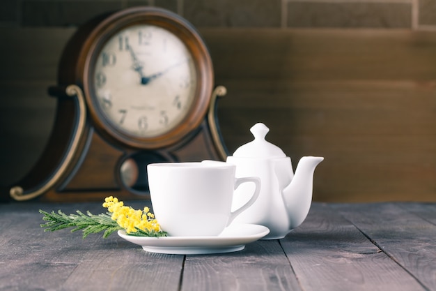 Foto tazza di tè caldo