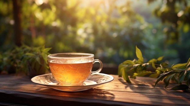 hot tea is soothing and improves your mood naturally