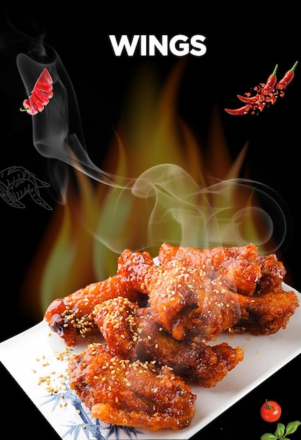 Photo hot wings