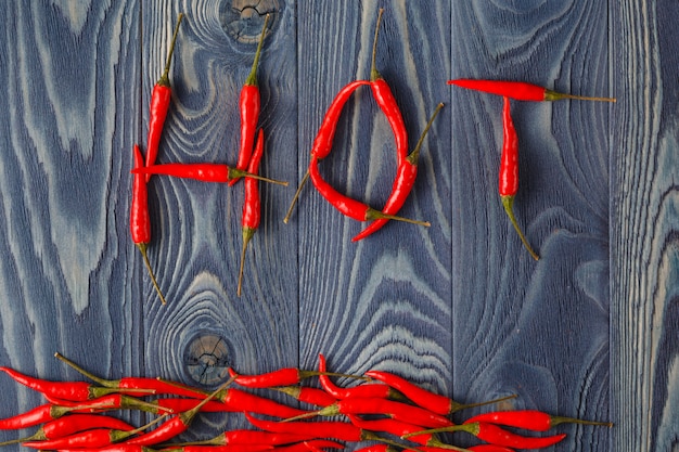 "HOT" wording using Hot bird eye chilli