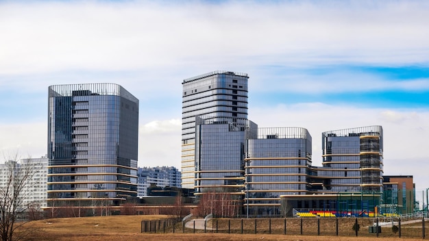 Hotel and business complex on Pobediteley Avenue in Minsk