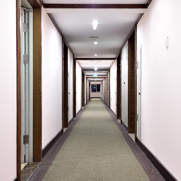 Photo hotel corridor