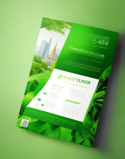 Photo hotel flyer design vector design template