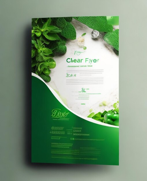 Photo hotel flyer design vector design template