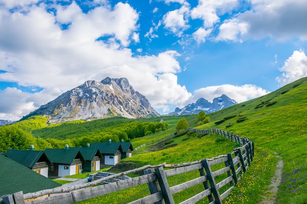 A hotel for recreation among the Komovi Mountains Montenegro