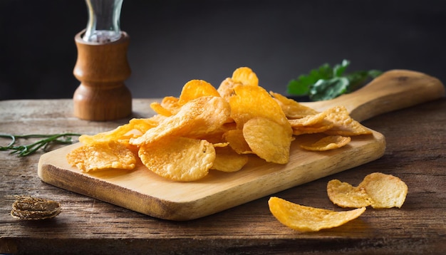 hoto potato chips generated by AI