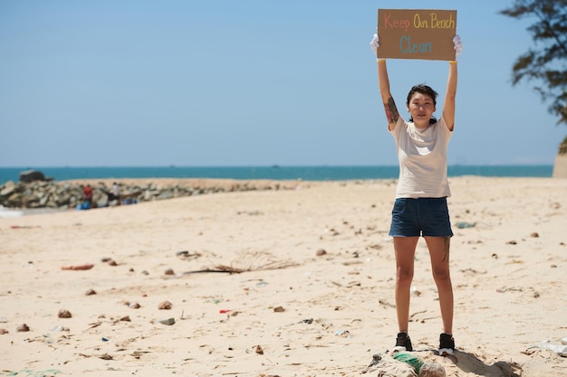 Houd ons strand schoon