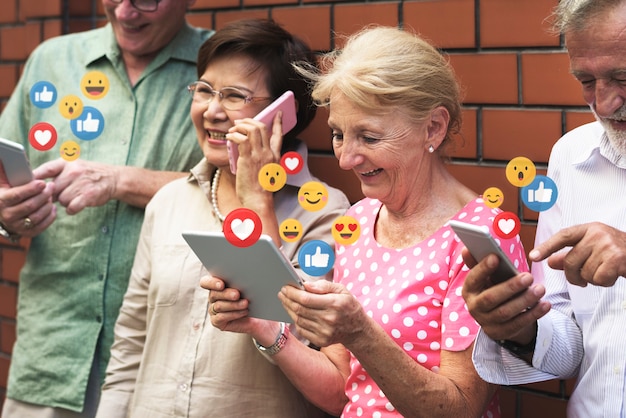 Foto houdt van op sociale media