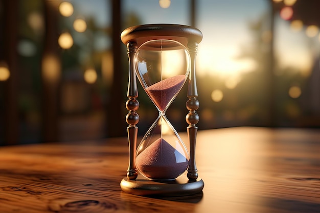 hourglass hyper realistic UHD