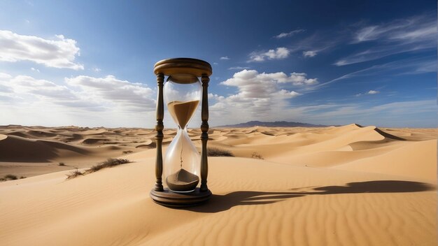Фото Песочные часы в пустыне фото