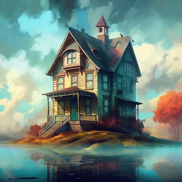 A house by the lake