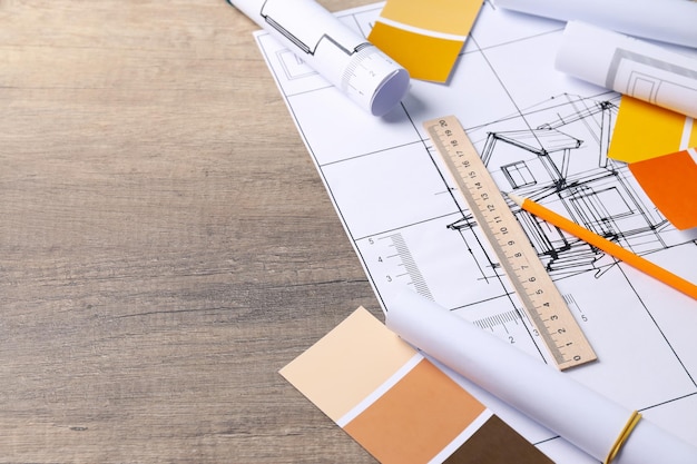 house design concept with space for text