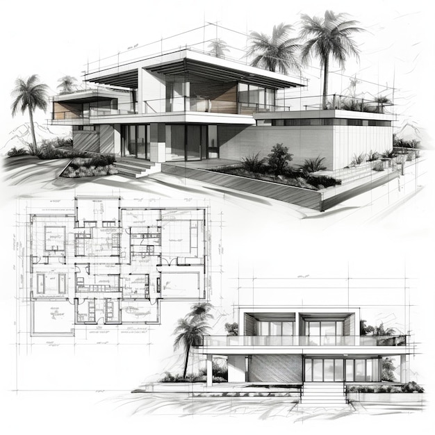 Дизайн дома с планами