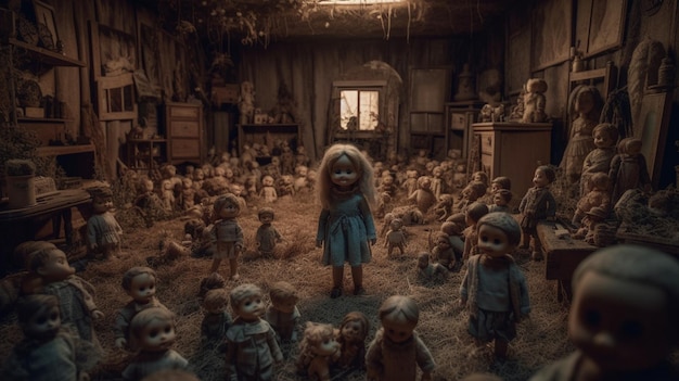 The house of dolls is a horror movie that is now open to the public