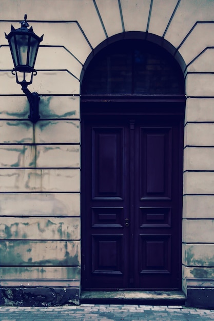 写真 現代的な建物のドア
