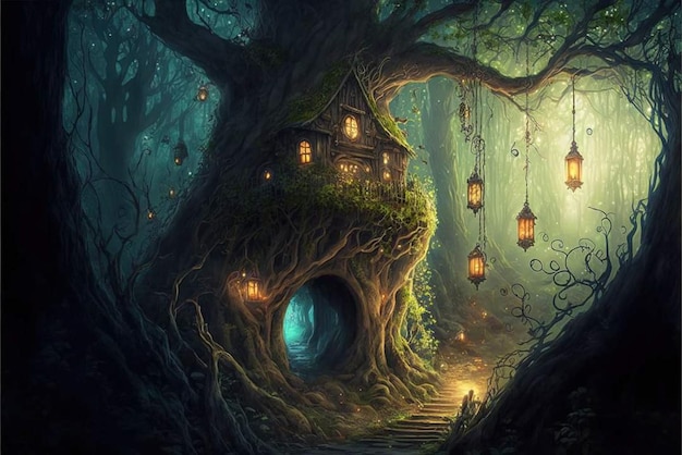 A house in the forest