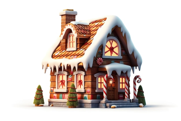 The house of the gingerbread house