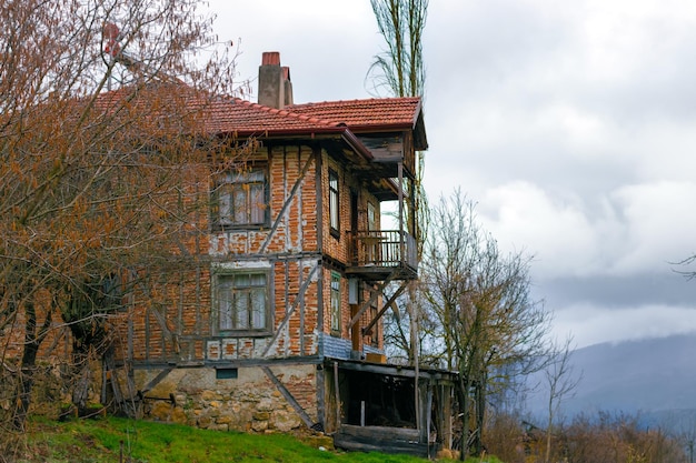 A house on a hill with the word gretel on the side