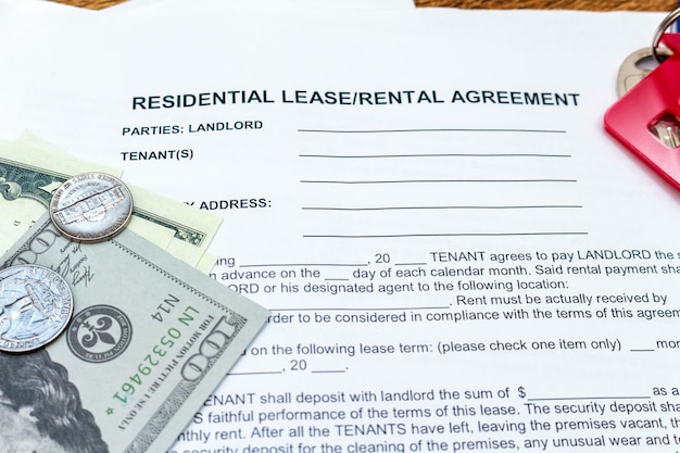 House, home, property, real estate lease rental contract agreement