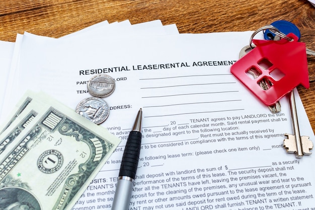 House, home, property, real estate lease rental contract agreement