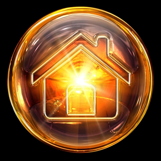 House icon amber