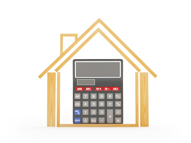 House icon with calculator inside